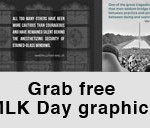 Grab free Martin Luther King Jr. Day graphics