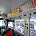 Easter Marketing Campaign: Found at Church bus ad